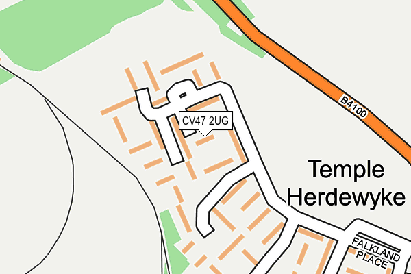 CV47 2UG map - OS OpenMap – Local (Ordnance Survey) CV47 2UG map - OS OpenMap – Local (Ordnance Survey)