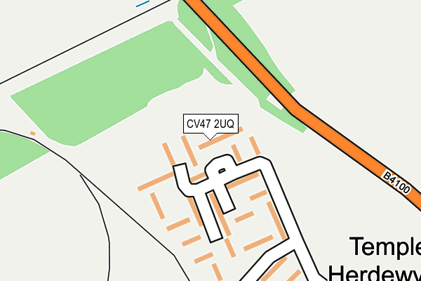 CV47 2UQ map - OS OpenMap – Local (Ordnance Survey) CV47 2UQ map - OS OpenMap – Local (Ordnance Survey)