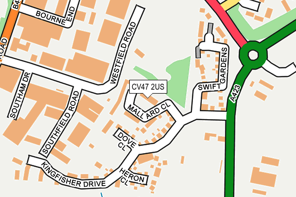 CV47 2US map - OS OpenMap – Local (Ordnance Survey) CV47 2US map - OS OpenMap – Local (Ordnance Survey)