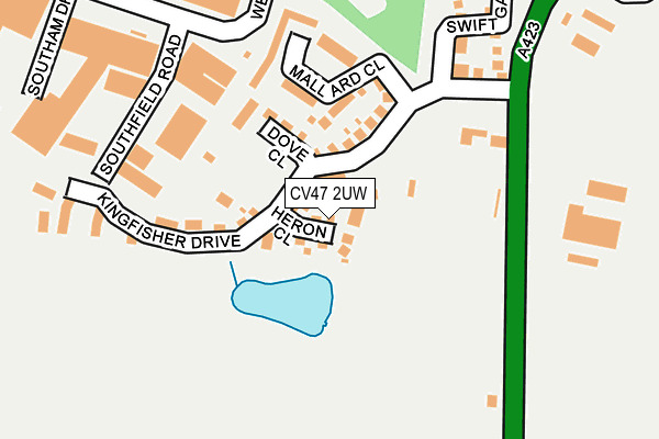 CV47 2UW map - OS OpenMap – Local (Ordnance Survey) CV47 2UW map - OS OpenMap – Local (Ordnance Survey)