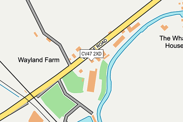CV47 2XD map - OS OpenMap – Local (Ordnance Survey) CV47 2XD map - OS OpenMap – Local (Ordnance Survey)