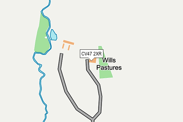 CV47 2XR map - OS OpenMap – Local (Ordnance Survey) CV47 2XR map - OS OpenMap – Local (Ordnance Survey)