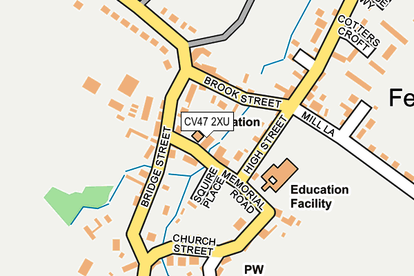 CV47 2XU map - OS OpenMap – Local (Ordnance Survey) CV47 2XU map - OS OpenMap – Local (Ordnance Survey)