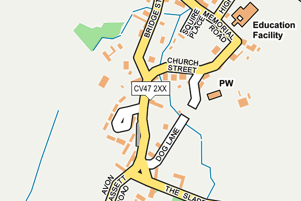 CV47 2XX map - OS OpenMap – Local (Ordnance Survey) CV47 2XX map - OS OpenMap – Local (Ordnance Survey)