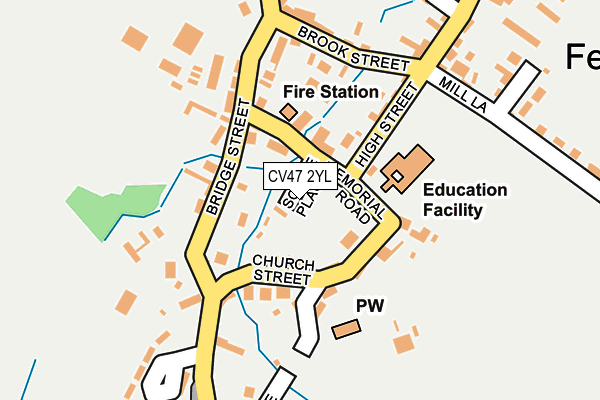 CV47 2YL map - OS OpenMap – Local (Ordnance Survey) CV47 2YL map - OS OpenMap – Local (Ordnance Survey)
