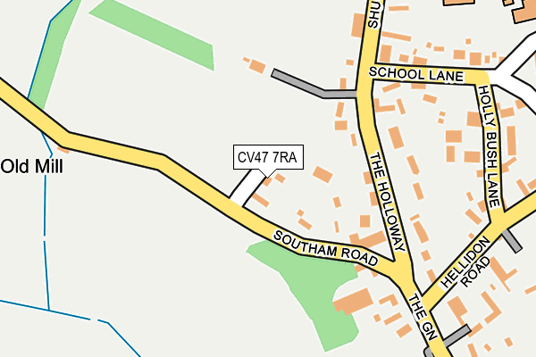 CV47 7RA map - OS OpenMap – Local (Ordnance Survey) CV47 7RA map - OS OpenMap – Local (Ordnance Survey)