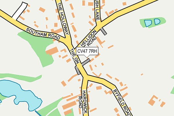 CV47 7RH map - OS OpenMap – Local (Ordnance Survey) CV47 7RH map - OS OpenMap – Local (Ordnance Survey)