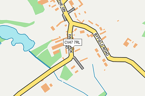 CV47 7RL map - OS OpenMap – Local (Ordnance Survey) CV47 7RL map - OS OpenMap – Local (Ordnance Survey)