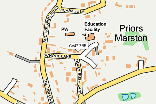 CV47 7RR map - OS OpenMap – Local (Ordnance Survey) CV47 7RR map - OS OpenMap – Local (Ordnance Survey)