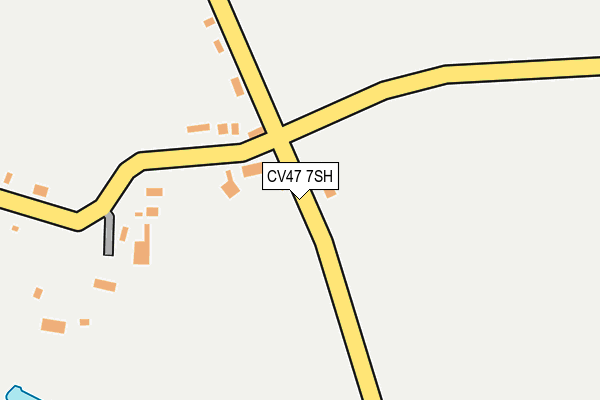 CV47 7SH map - OS OpenMap – Local (Ordnance Survey) CV47 7SH map - OS OpenMap – Local (Ordnance Survey)