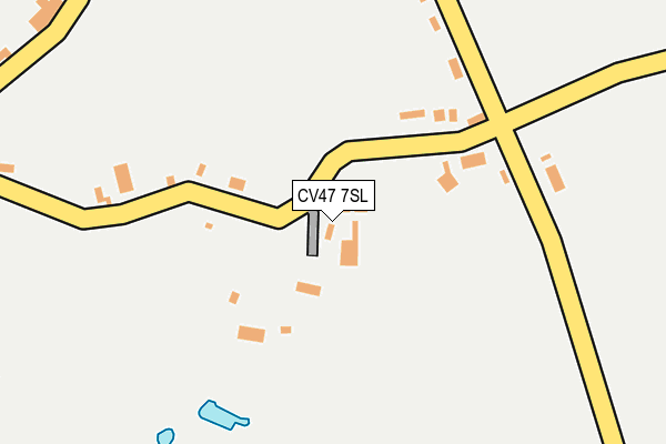 CV47 7SL map - OS OpenMap – Local (Ordnance Survey) CV47 7SL map - OS OpenMap – Local (Ordnance Survey)