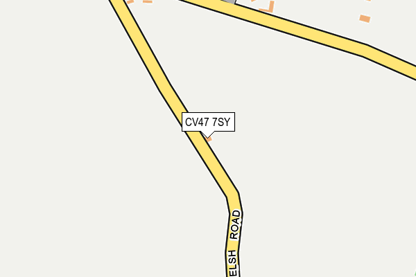 CV47 7SY map - OS OpenMap – Local (Ordnance Survey) CV47 7SY map - OS OpenMap – Local (Ordnance Survey)