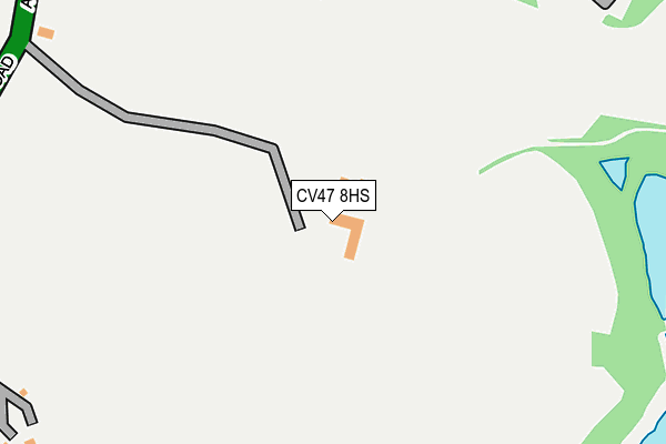 CV47 8HS map - OS OpenMap – Local (Ordnance Survey) CV47 8HS map - OS OpenMap – Local (Ordnance Survey)