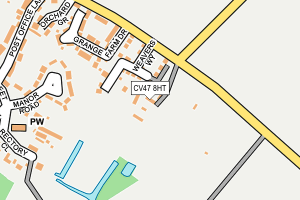 CV47 8HT map - OS OpenMap – Local (Ordnance Survey) CV47 8HT map - OS OpenMap – Local (Ordnance Survey)