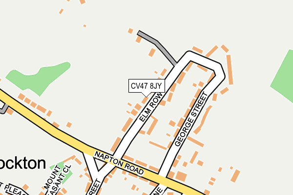 CV47 8JY map - OS OpenMap – Local (Ordnance Survey)