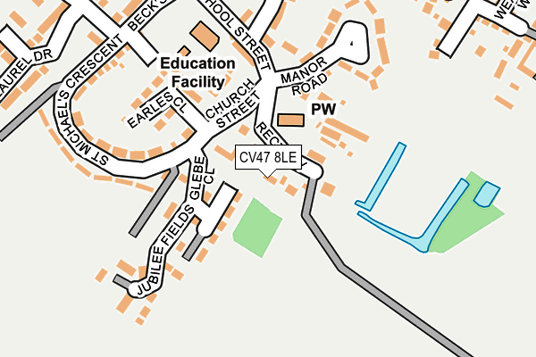 CV47 8LE map - OS OpenMap – Local (Ordnance Survey) CV47 8LE map - OS OpenMap – Local (Ordnance Survey)