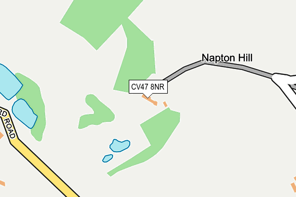 CV47 8NR map - OS OpenMap – Local (Ordnance Survey) CV47 8NR map - OS OpenMap – Local (Ordnance Survey)