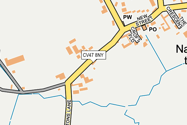 CV47 8NY map - OS OpenMap – Local (Ordnance Survey) CV47 8NY map - OS OpenMap – Local (Ordnance Survey)
