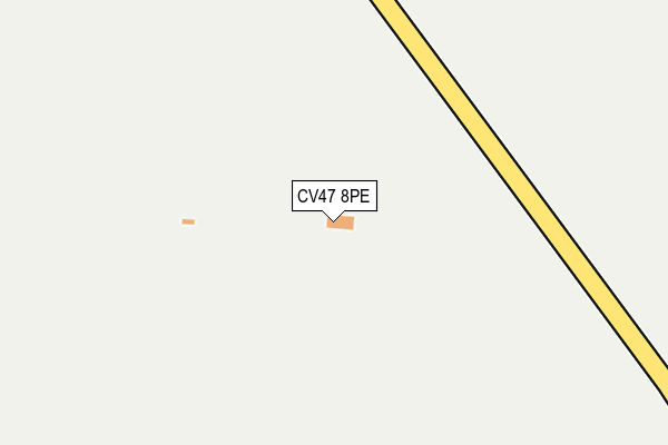 CV47 8PE map - OS OpenMap – Local (Ordnance Survey) CV47 8PE map - OS OpenMap – Local (Ordnance Survey)