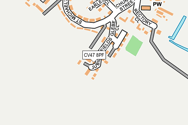 CV47 8PF map - OS OpenMap – Local (Ordnance Survey)