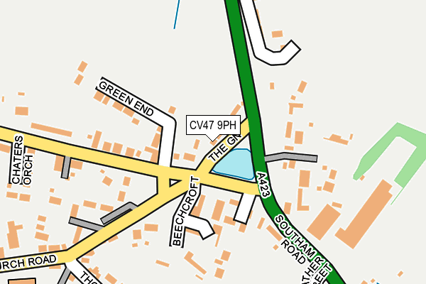 CV47 9PH map - OS OpenMap – Local (Ordnance Survey) CV47 9PH map - OS OpenMap – Local (Ordnance Survey)