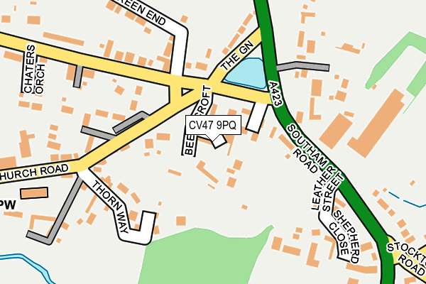 CV47 9PQ map - OS OpenMap – Local (Ordnance Survey) CV47 9PQ map - OS OpenMap – Local (Ordnance Survey)