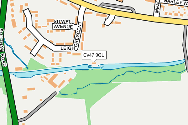 CV47 9QU map - OS OpenMap – Local (Ordnance Survey) CV47 9QU map - OS OpenMap – Local (Ordnance Survey)