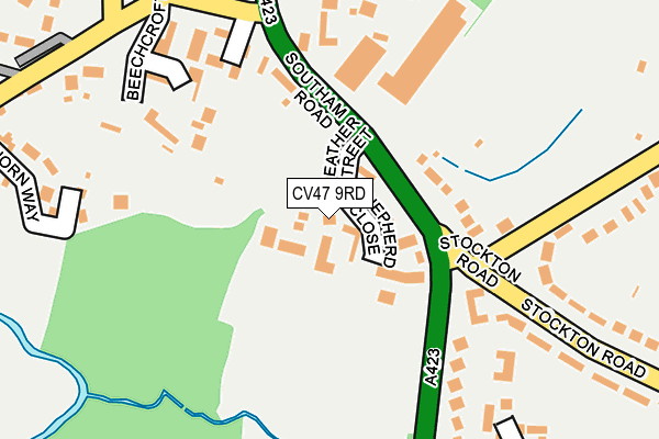 CV47 9RD map - OS OpenMap – Local (Ordnance Survey) CV47 9RD map - OS OpenMap – Local (Ordnance Survey)