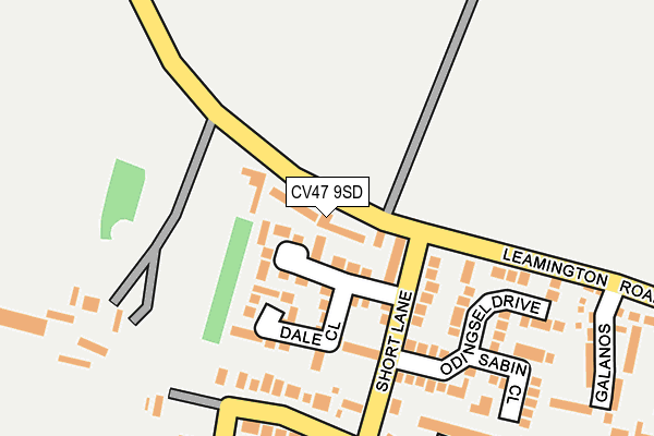 CV47 9SD map - OS OpenMap – Local (Ordnance Survey) CV47 9SD map - OS OpenMap – Local (Ordnance Survey)