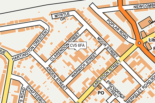 CV5 6FA map - OS OpenMap – Local (Ordnance Survey) CV5 6FA map - OS OpenMap – Local (Ordnance Survey)