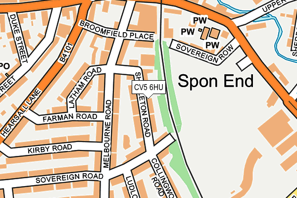 CV5 6HU map - OS OpenMap – Local (Ordnance Survey) CV5 6HU map - OS OpenMap – Local (Ordnance Survey)