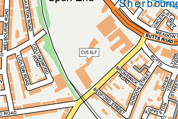 CV5 6LF map - OS OpenMap – Local (Ordnance Survey) CV5 6LF map - OS OpenMap – Local (Ordnance Survey)