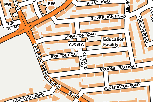 CV5 6LG map - OS OpenMap – Local (Ordnance Survey) CV5 6LG map - OS OpenMap – Local (Ordnance Survey)