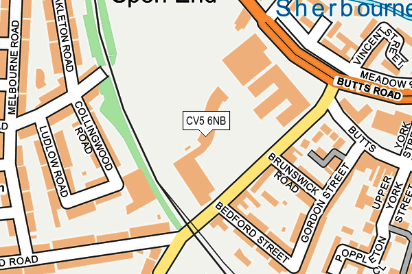 CV5 6NB map - OS OpenMap – Local (Ordnance Survey) CV5 6NB map - OS OpenMap – Local (Ordnance Survey)