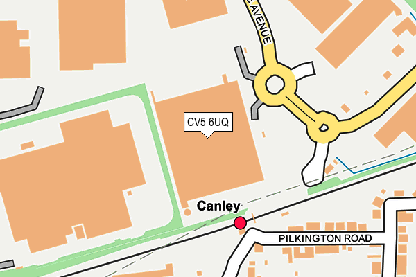 CV5 6UQ map - OS OpenMap – Local (Ordnance Survey) CV5 6UQ map - OS OpenMap – Local (Ordnance Survey)