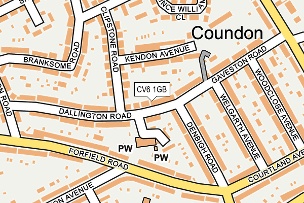 CV6 1GB map - OS OpenMap – Local (Ordnance Survey) CV6 1GB map - OS OpenMap – Local (Ordnance Survey)