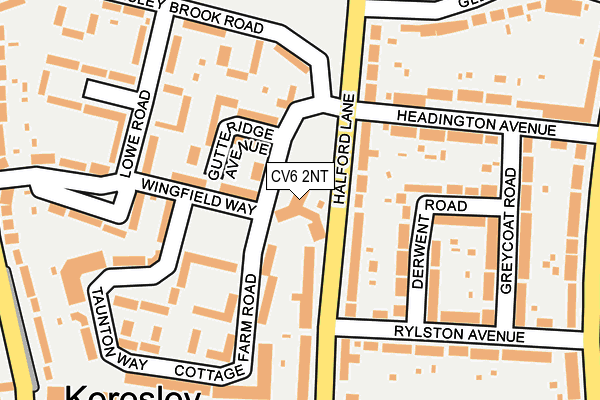 CV6 2NT map - OS OpenMap – Local (Ordnance Survey) CV6 2NT map - OS OpenMap – Local (Ordnance Survey)