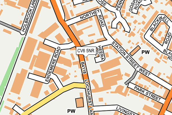 CV6 5NR map - OS OpenMap – Local (Ordnance Survey) CV6 5NR map - OS OpenMap – Local (Ordnance Survey)