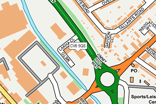 CV6 5QS map - OS OpenMap – Local (Ordnance Survey) CV6 5QS map - OS OpenMap – Local (Ordnance Survey)