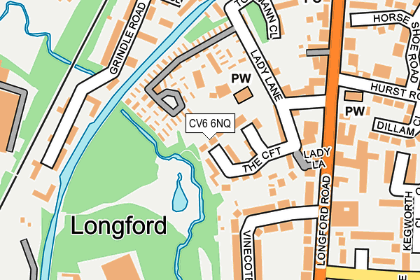 CV6 6NQ map - OS OpenMap – Local (Ordnance Survey) CV6 6NQ map - OS OpenMap – Local (Ordnance Survey)