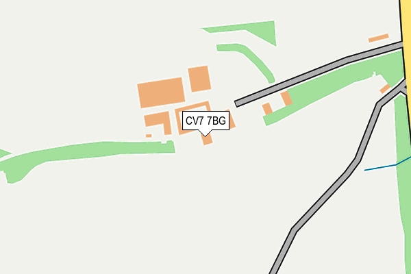CV7 7BG map - OS OpenMap – Local (Ordnance Survey) CV7 7BG map - OS OpenMap – Local (Ordnance Survey)
