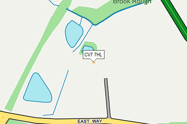 CV7 7HL map - OS OpenMap – Local (Ordnance Survey) CV7 7HL map - OS OpenMap – Local (Ordnance Survey)