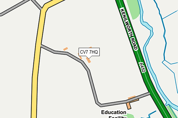 CV7 7HQ map - OS OpenMap – Local (Ordnance Survey) CV7 7HQ map - OS OpenMap – Local (Ordnance Survey)