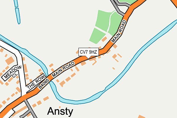 CV7 9HZ map - OS OpenMap – Local (Ordnance Survey) CV7 9HZ map - OS OpenMap – Local (Ordnance Survey)