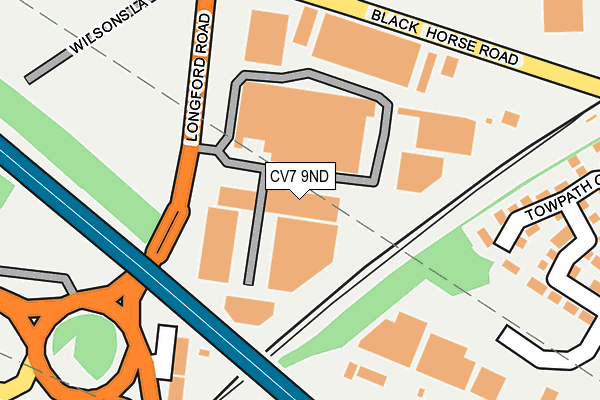 CV7 9ND map - OS OpenMap – Local (Ordnance Survey) CV7 9ND map - OS OpenMap – Local (Ordnance Survey)