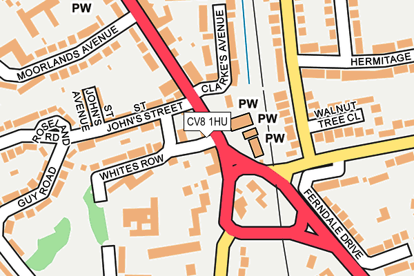 CV8 1HU map - OS OpenMap – Local (Ordnance Survey) CV8 1HU map - OS OpenMap – Local (Ordnance Survey)