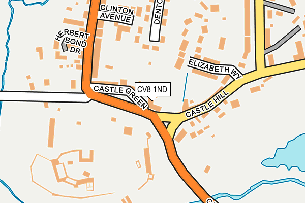 CV8 1ND map - OS OpenMap – Local (Ordnance Survey) CV8 1ND map - OS OpenMap – Local (Ordnance Survey)