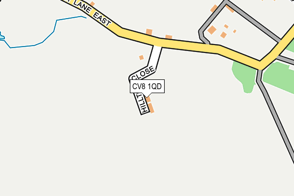 CV8 1QD map - OS OpenMap – Local (Ordnance Survey) CV8 1QD map - OS OpenMap – Local (Ordnance Survey)