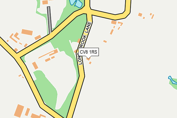 CV8 1RS map - OS OpenMap – Local (Ordnance Survey) CV8 1RS map - OS OpenMap – Local (Ordnance Survey)