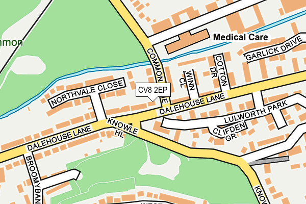 CV8 2EP map - OS OpenMap – Local (Ordnance Survey) CV8 2EP map - OS OpenMap – Local (Ordnance Survey)
